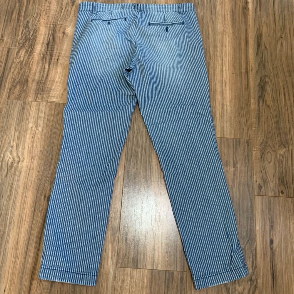 Anthro | Pilcro and the Letterpress striped hyphen jeans size 28P - Picture 6 of 6